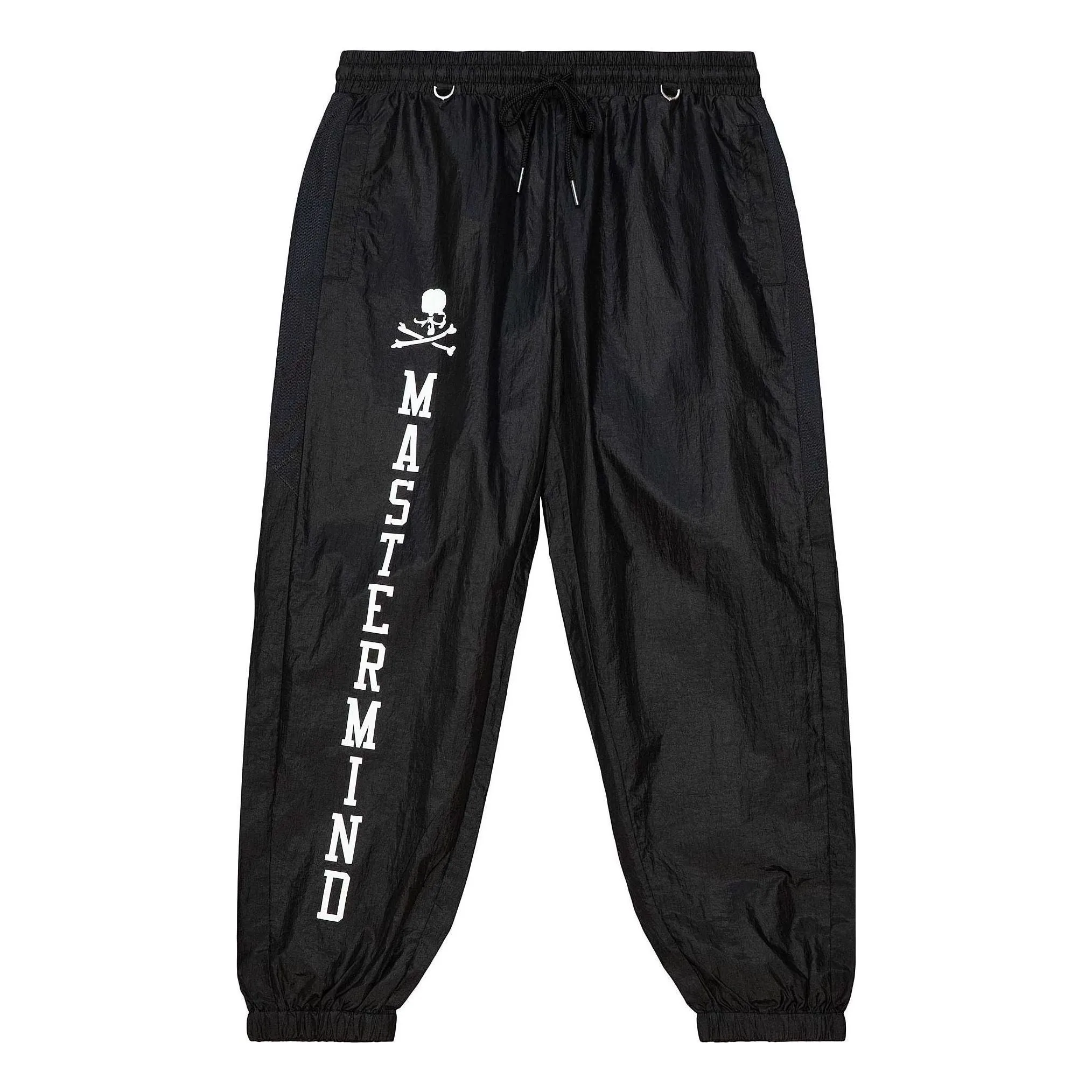 Mitchell & Ness x MasterMind FW22 World Nylon Pants 'Black' PWUP5244-CLBYYPPPBLCK sold by KicksCrew