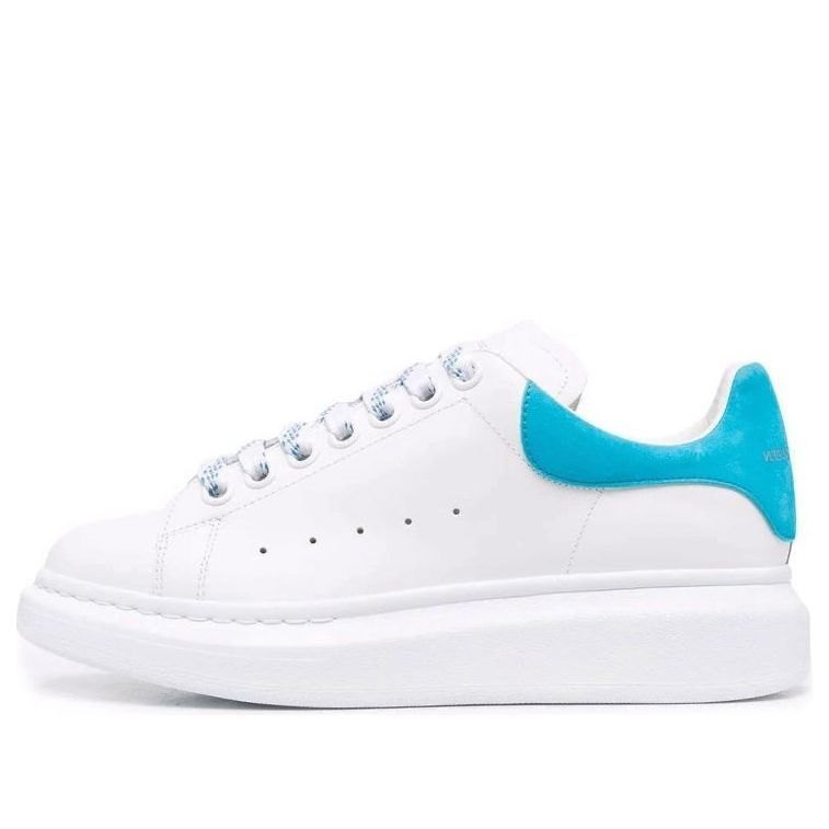 (WMNS) Alexander McQueen Oversized Sneaker 'White Powder Blue' 553770WHGP79761 sold by KicksCrew