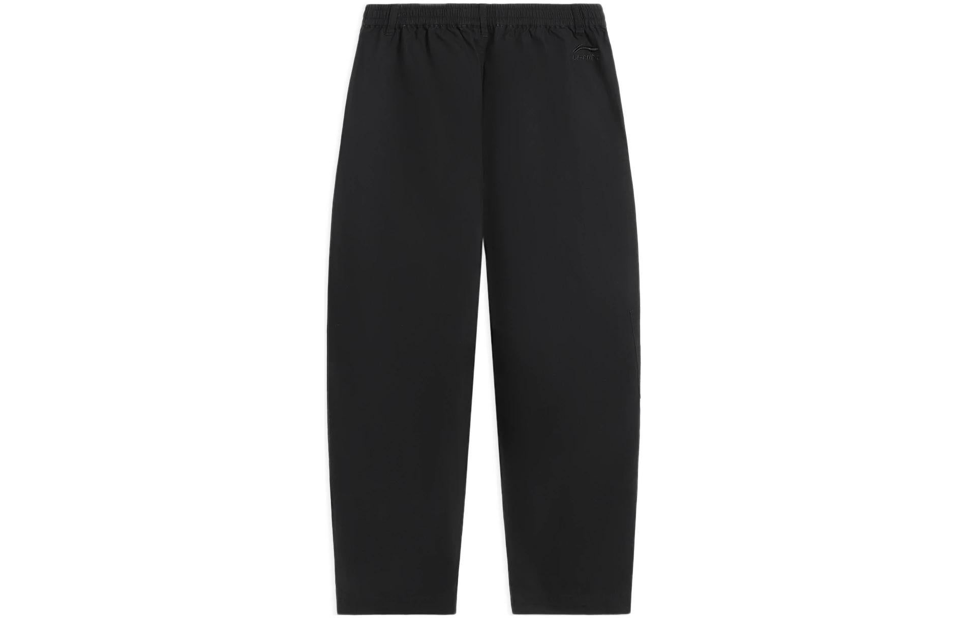 Li-Ning Counterflow Logo Straight Pants 'Black' AKXS843-3 sold by KicksCrew product image thumbnail 2