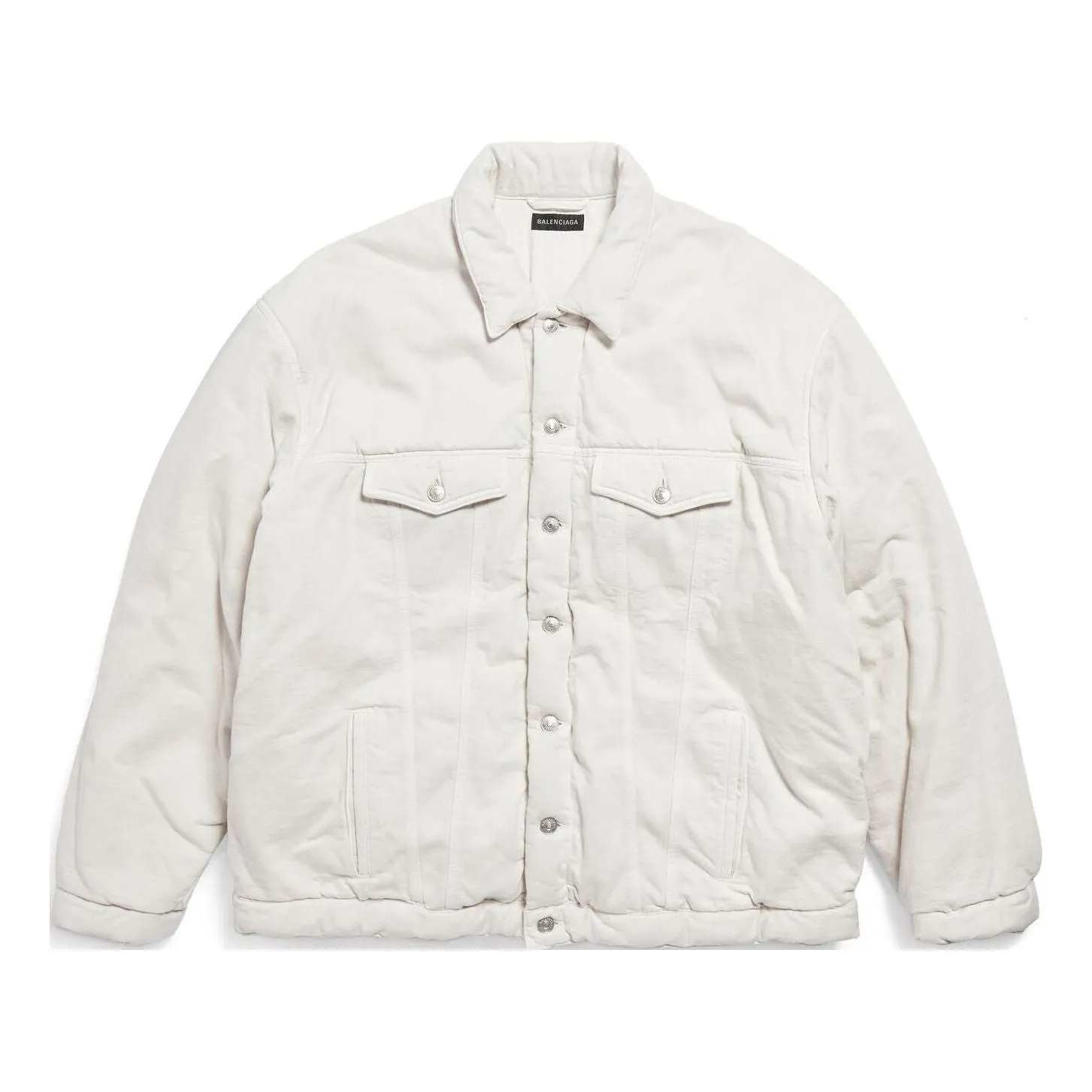 Balenciaga Padded Jacket 'White' 681689TNW039020 sold by KicksCrew