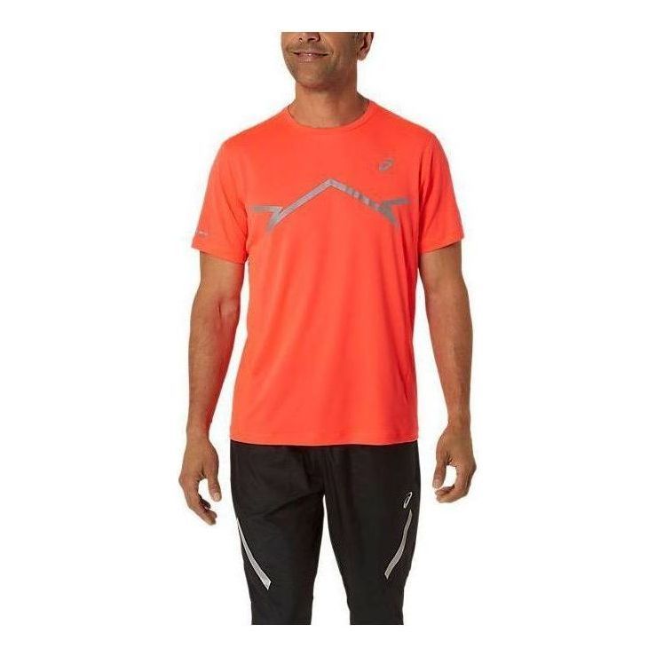 ASICS Lite-Show Short Sleeve Logo Tee 'Orange' 2011D026-600 sold by KicksCrew