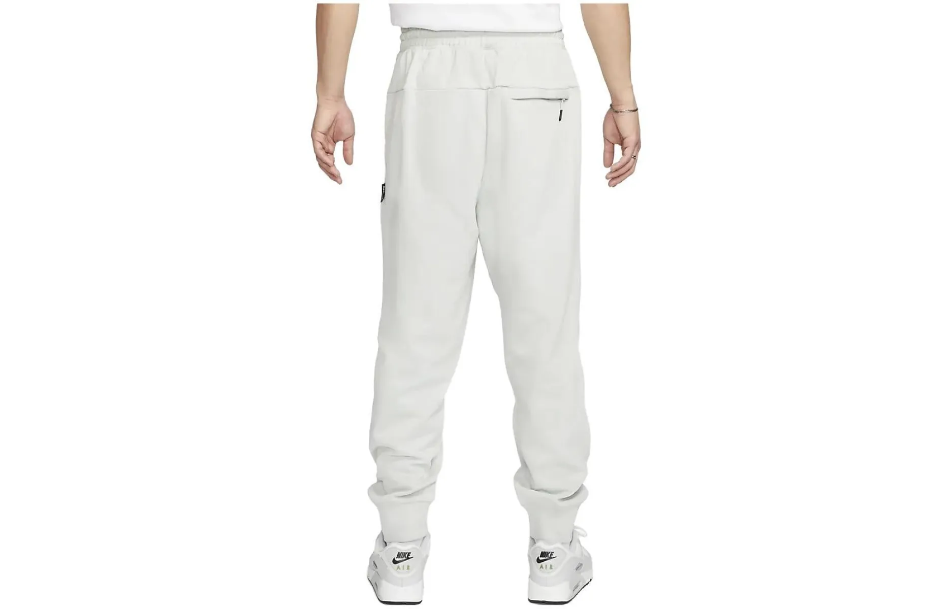 Nike Swoosh Fleece Pants 'Grey White' DX0565-034 | Parallel