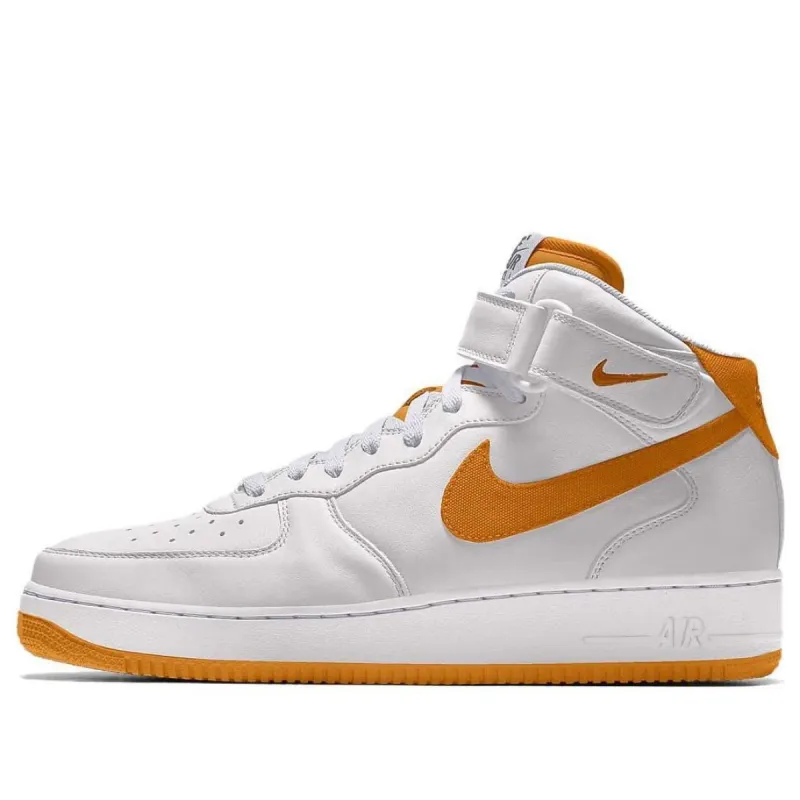 Nike Air Force 1 Mid By You Custom 'White Orange' DV3908-900 sold by KicksCrew