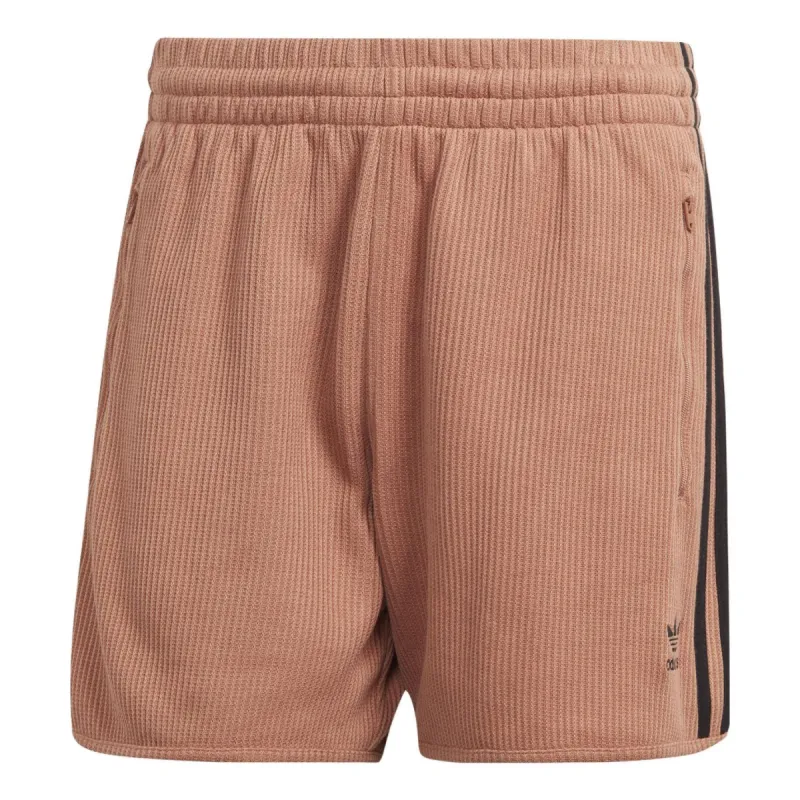 adidas Adicolor Classics Waffle Shorts 'Brown' HS2082 sold by KicksCrew