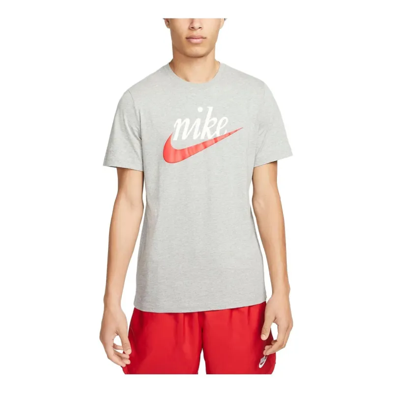 Nike Sportswear T-Shirt 'Grey' DZ3279-063 sold by KicksCrew