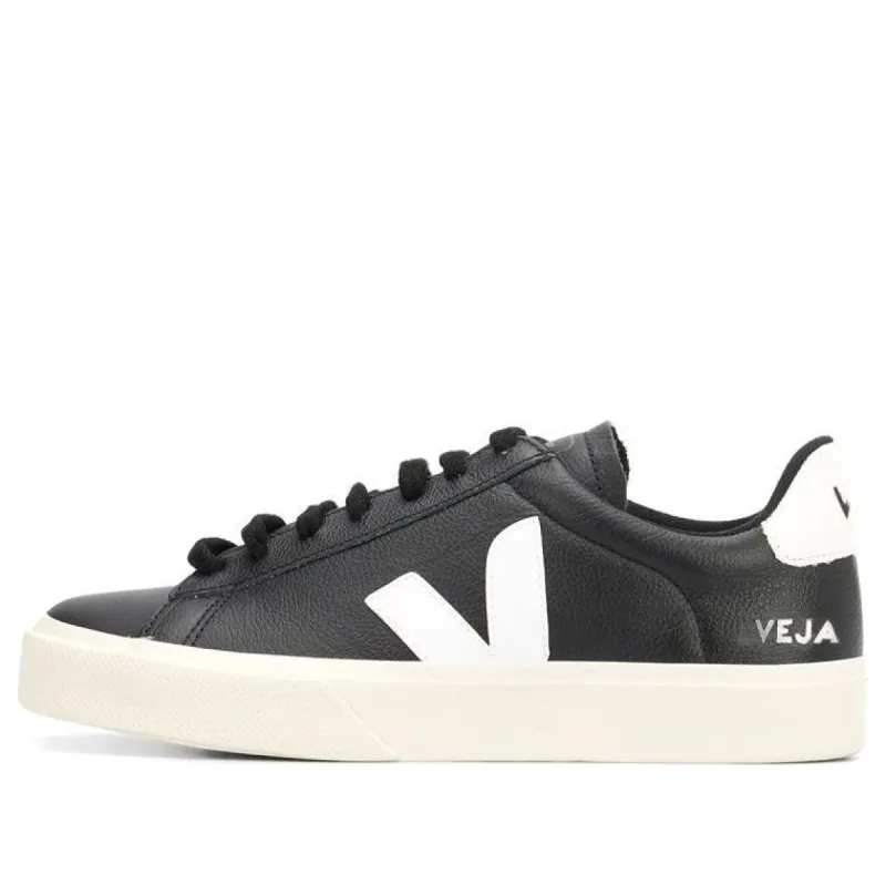 Veja Campo Chromefree Leather Sneakers 'Black White' CP051215 sold by KicksCrew