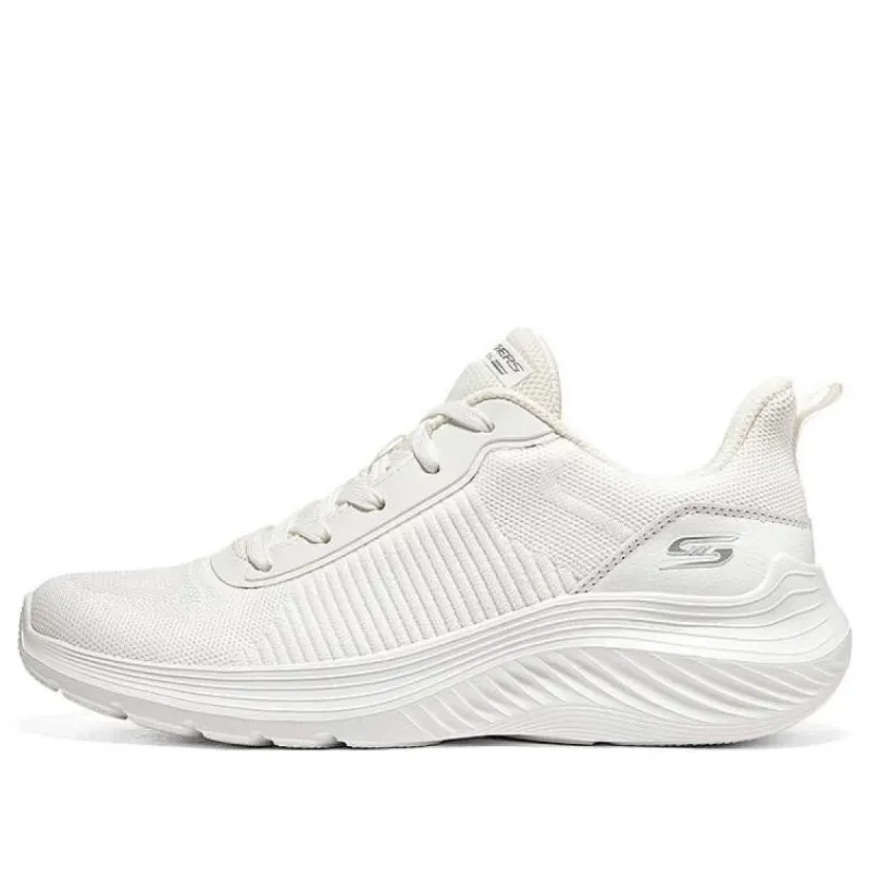 (WMNS) Skechers Bobs Squad Waves 'White' 117470-OFWT sold by KicksCrew