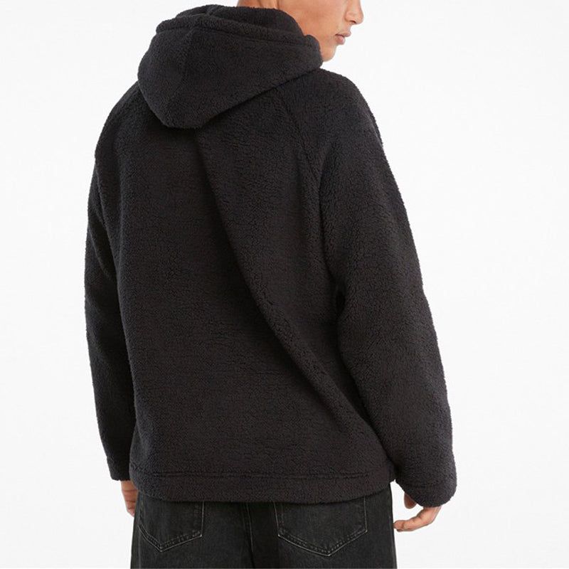 Puma Classics Sherpa Hoodie 'Black' 533122-01 sold by KicksCrew product image thumbnail 5