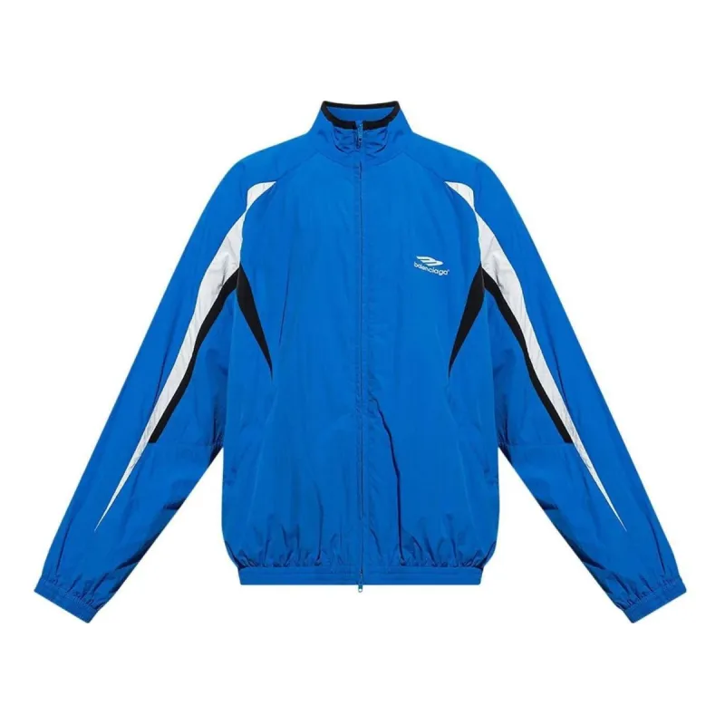 Balenciaga 3B Sports Icon Tracksuit Jacket 'Blue' 725276TNO244003 sold by KicksCrew