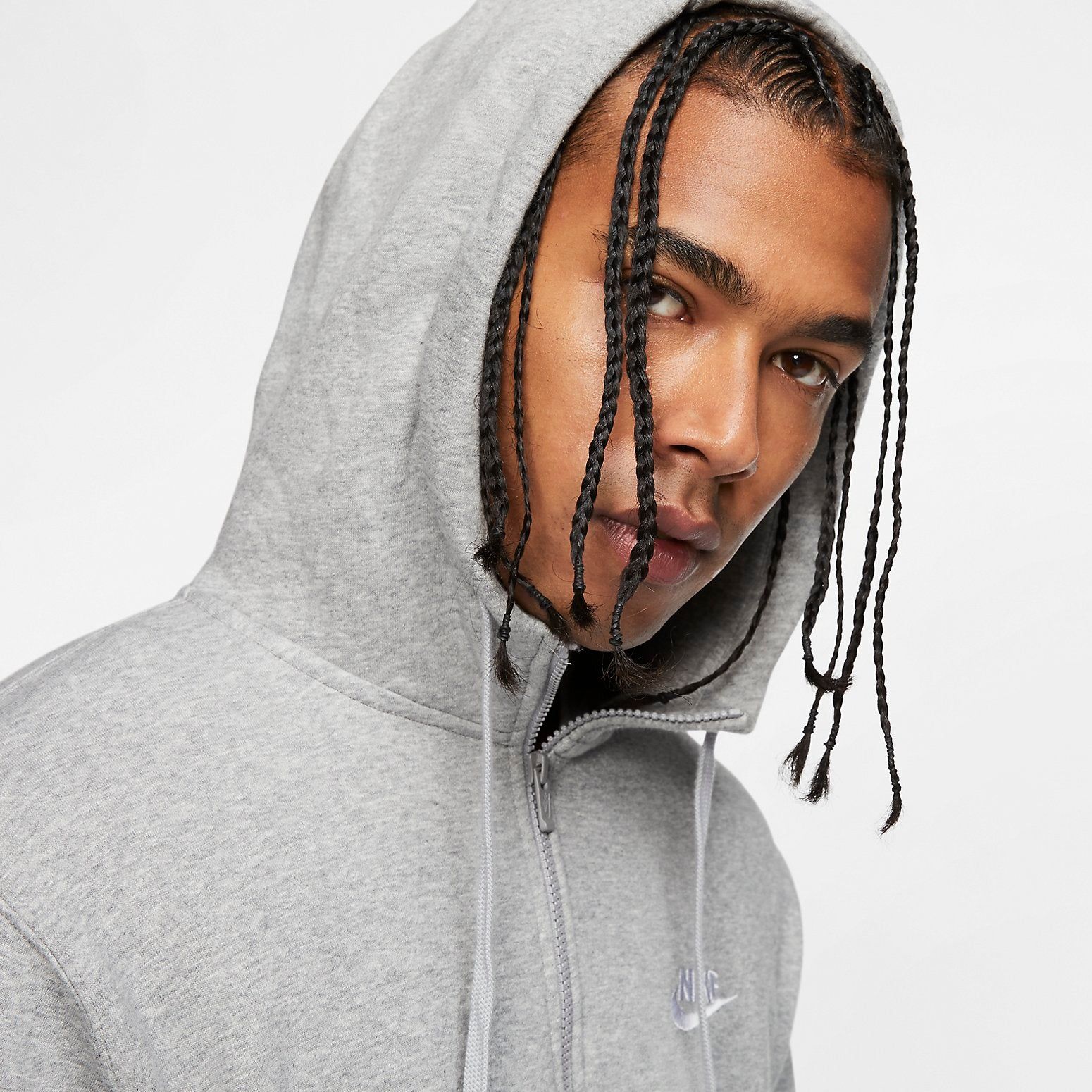 Nike Sportswear Club Logo Hoodie 'Grey' BV2646-063 sold by KicksCrew product image thumbnail 4