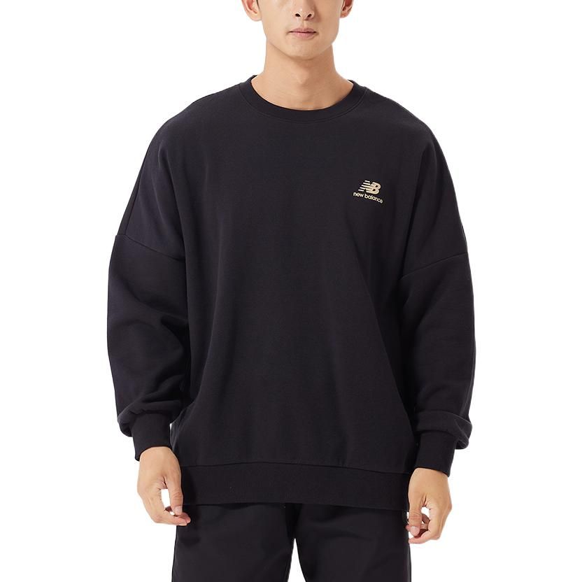 New Balance Sport Logo Print Sweatshirt 'Black' AMT23349-BK sold by KicksCrew product image thumbnail 4