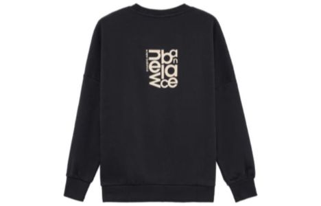 New Balance Sport Logo Print Sweatshirt 'Black' AMT23349-BK sold by KicksCrew