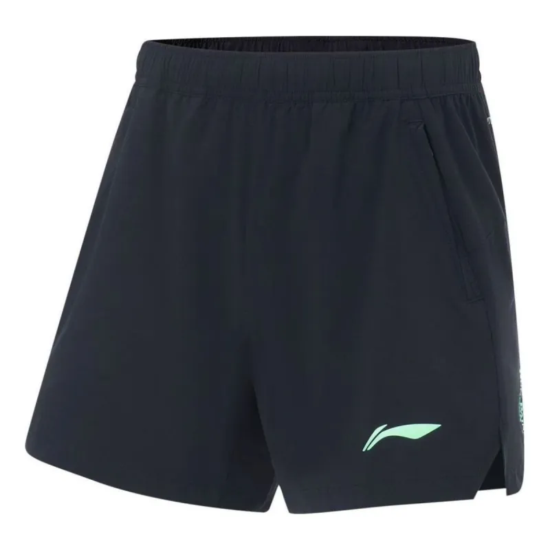 Li-Ning Comfortable Sport Running Shorts 'Black' AKST471-1 sold by KicksCrew