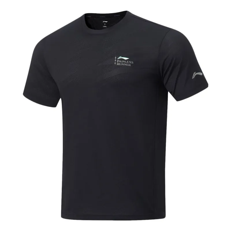 Li-Ning Daily Running Tee 'Black' ATST519-1 sold by KicksCrew