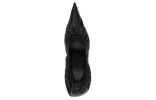 (WMNS) Balenciaga Scrunch Knife 80mm Pump Heels 'Black' 636612WA2M01000 sold by KicksCrew