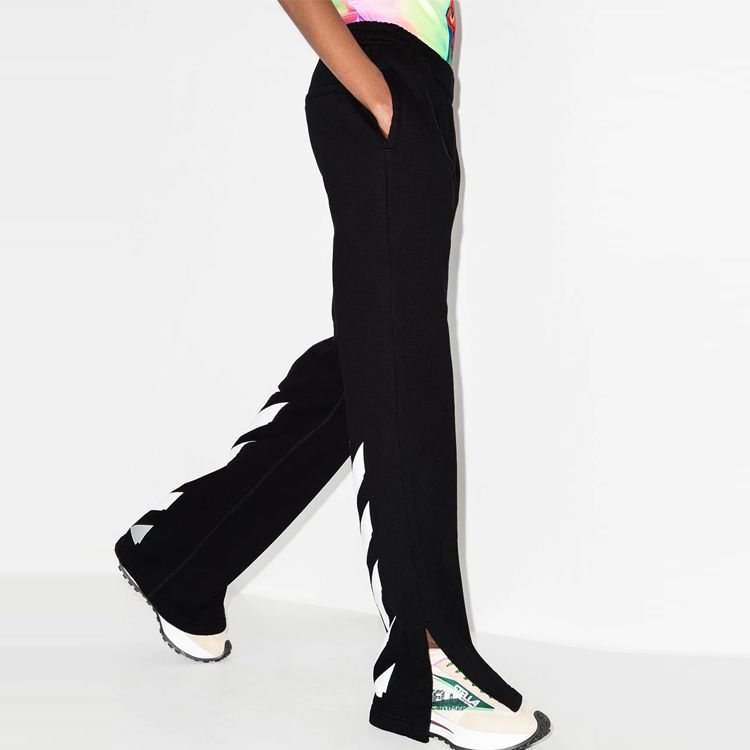 (WMNS) Off-White Diag Tapered Track Pants 'Black' OWCH011C99JER0011001 sold by KicksCrew product image thumbnail 4