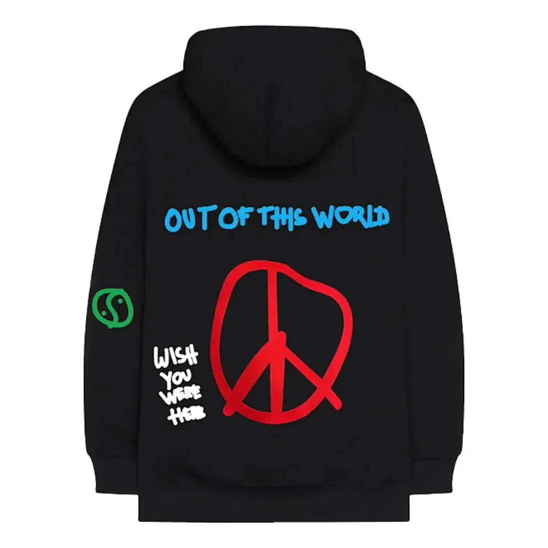 Travis Scott Astroworld World Peace Hoodie 'Black' 83665-107 sold by KicksCrew product image thumbnail 2