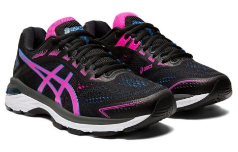(WMNS) ASICS GT-2000 7 'Black Pink Glow' 1012A554-001 sold by KicksCrew