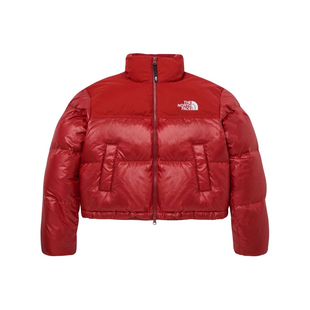 (WMNS) The North Face White Label Novelty Nuptse Down Jacket Asia Sizing 'Dark Red' NJ1DP85M sold by KicksCrew