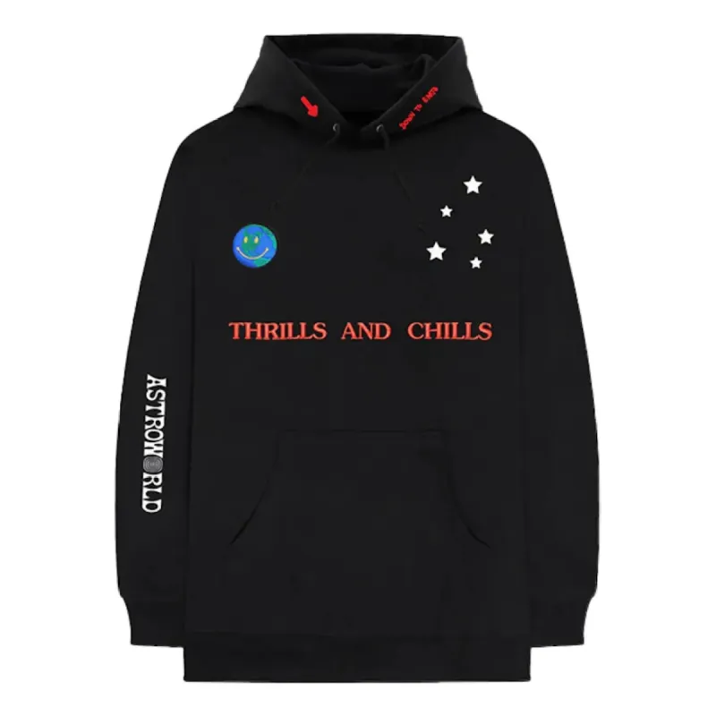 Travis Scott Astroworld World Peace Hoodie 'Black' 83665-107 sold by KicksCrew