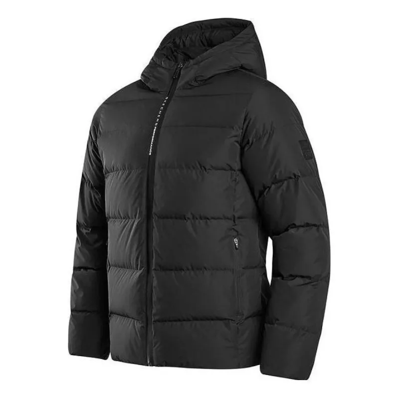 Skechers Hooded Down Jacket 'Black' P422M014-0018 sold by KicksCrew