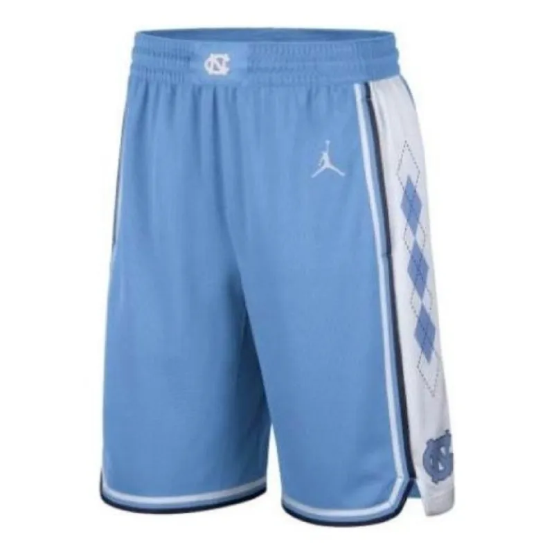 Nike Jordan College Dri-FIT (UNC) Basketball Shorts 'Blue White' AT8859-448 sold by KicksCrew