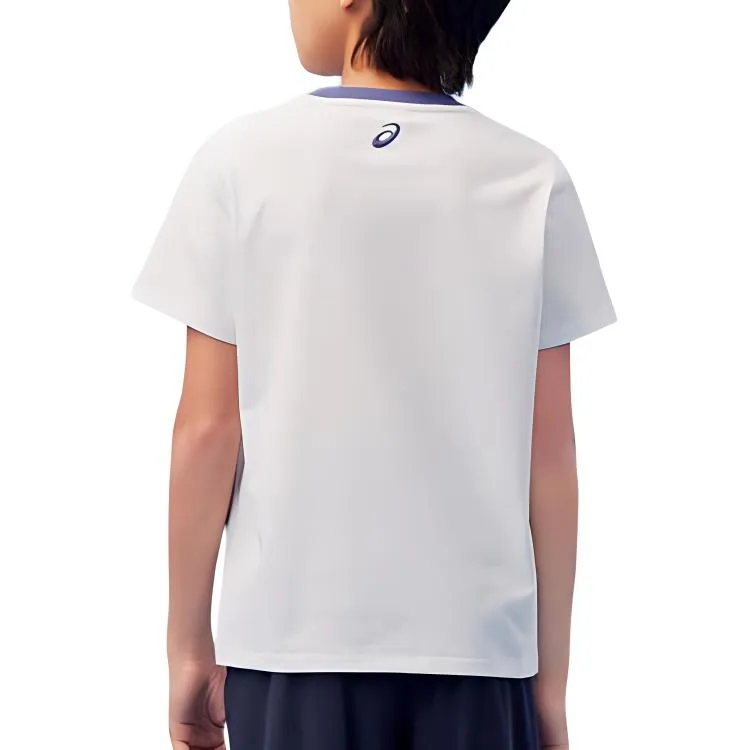 (GS) ASICS Lifestyle Graphic T-shirt 'White Multi' 332241173036-10 sold by KicksCrew product image thumbnail 4