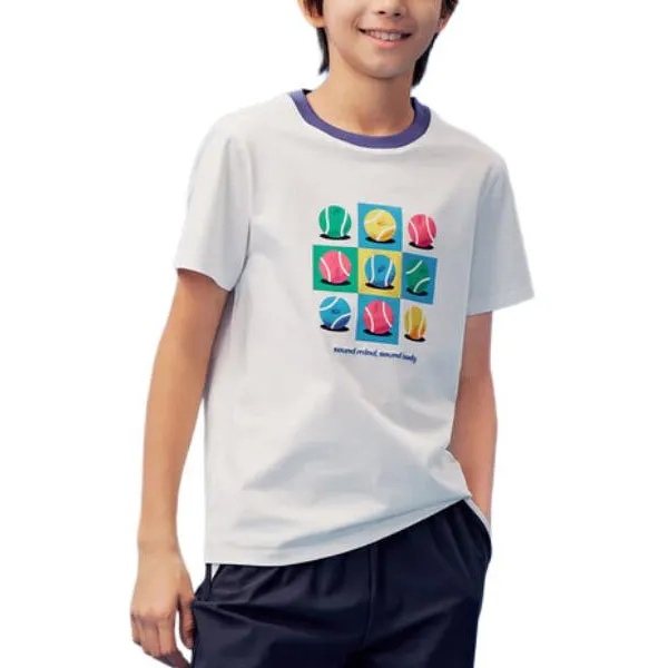 (GS) ASICS Lifestyle Graphic T-shirt 'White Multi' 332241173036-10 sold by KicksCrew product image thumbnail 2