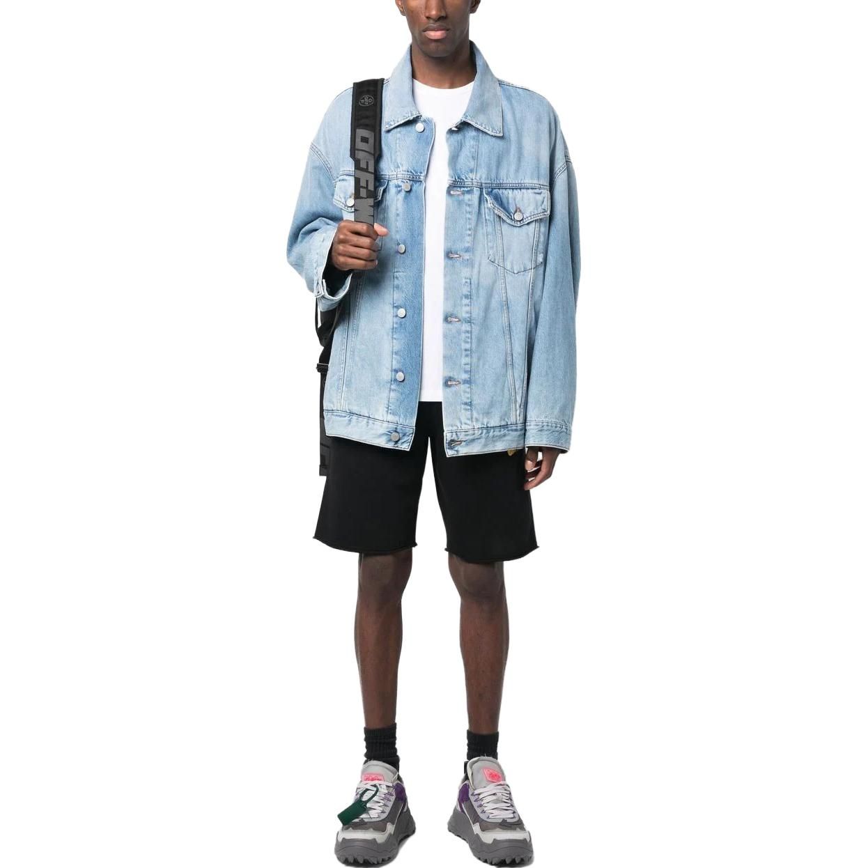 Off-White Brush Arrow Bermuda Shorts 'Black' OMCI006S23FLE0021084 sold by KicksCrew product image thumbnail 2