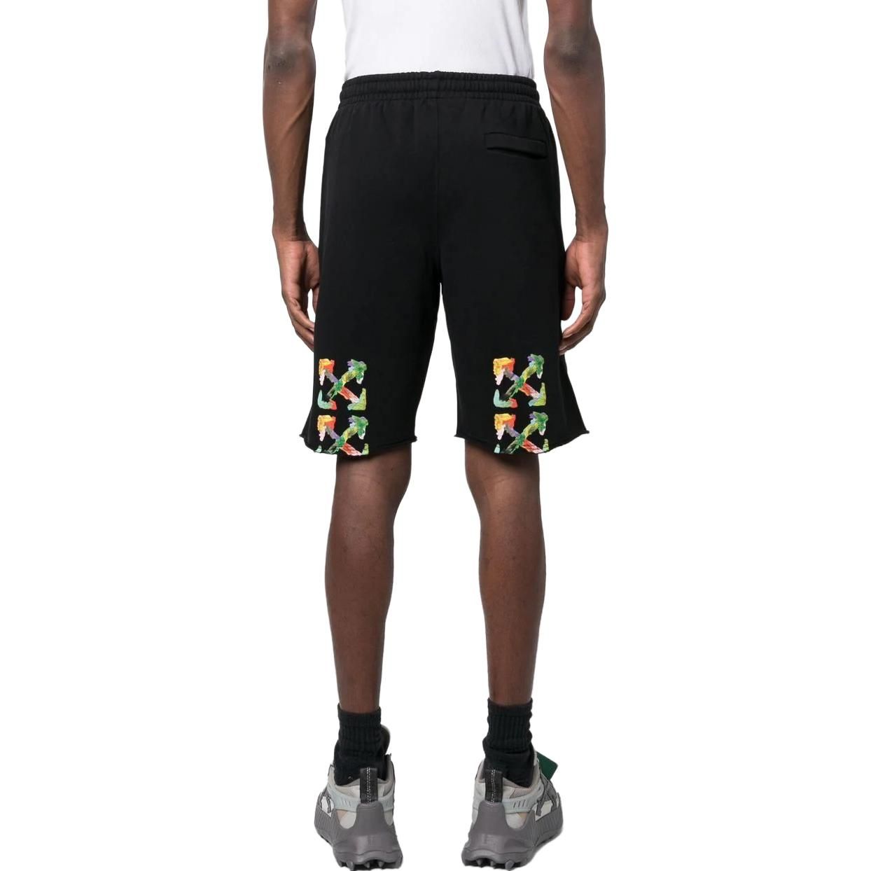 Off-White Brush Arrow Bermuda Shorts 'Black' OMCI006S23FLE0021084 sold by KicksCrew product image thumbnail 4