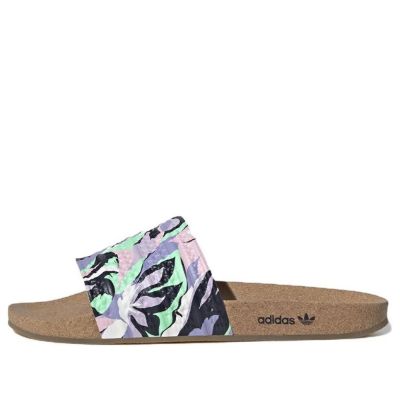 adidas Adilette Slide 'Cork - Floral' GV7077 sold by KicksCrew