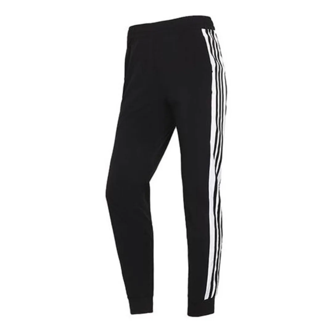 (WMNS) adidas Woven Pants 'Black White' GT4408 sold by KicksCrew