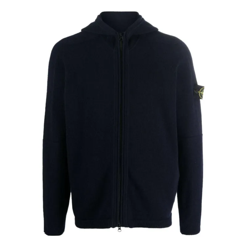 STONE ISLAND Cardigan Jacket 'Black' 7915509A3-V0020 sold by KicksCrew
