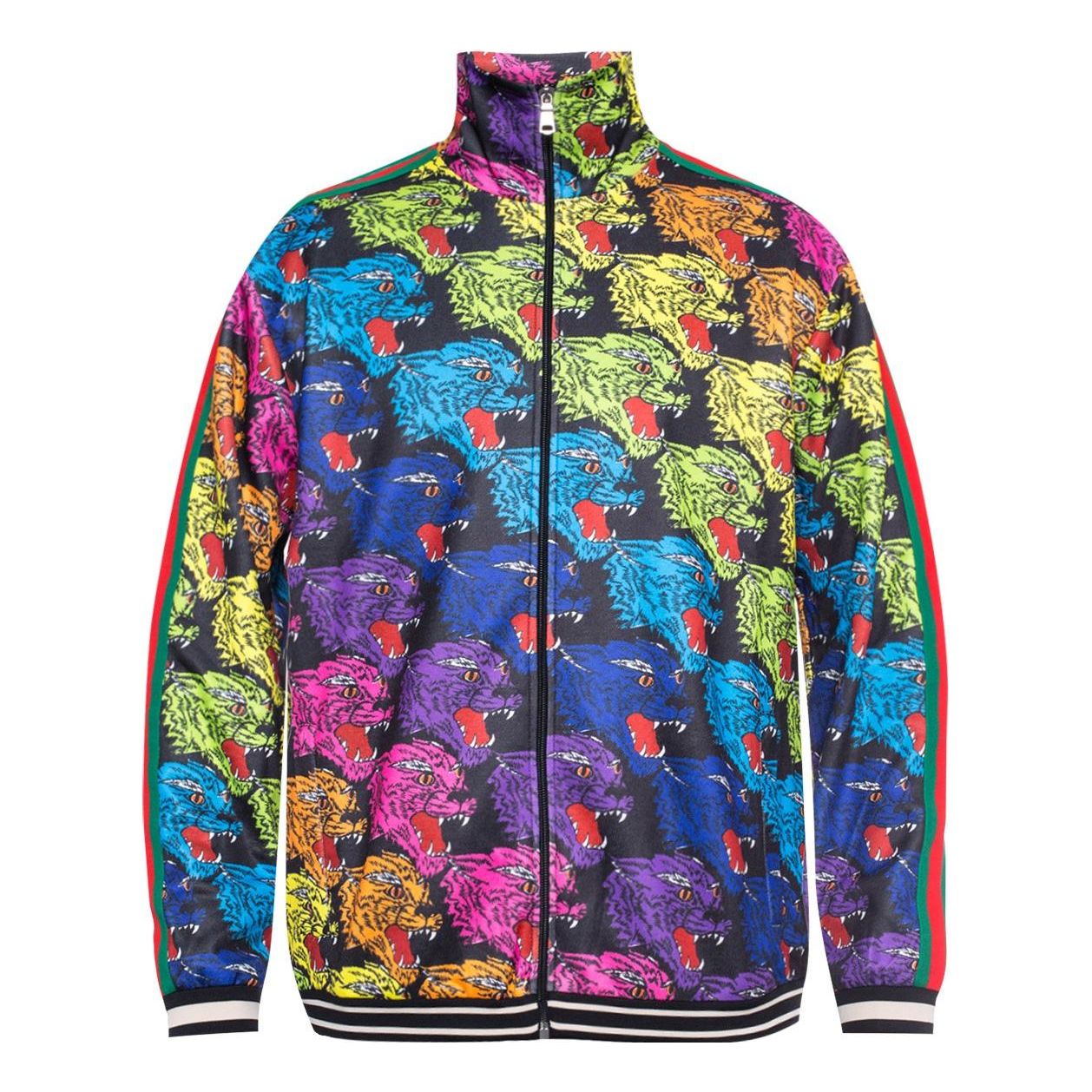 Gucci Panther Face Technical Jersey Jacket 'Multicolor' 526577-X9X26-1082 sold by KicksCrew