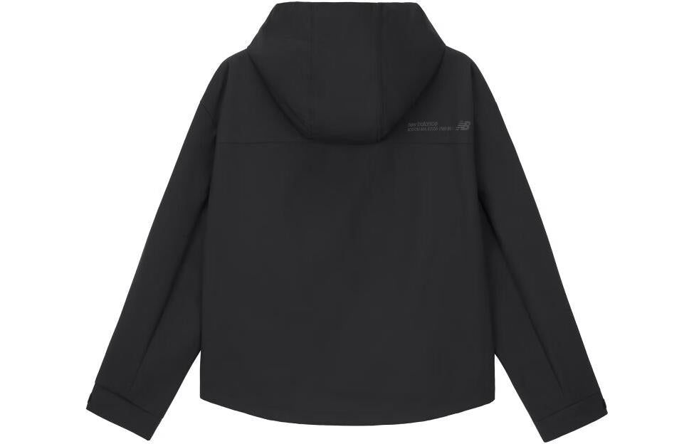 (WMNS) New Balance Short Hooded Jacket 'Black' 5AD37252-BK sold by KicksCrew product image thumbnail 2
