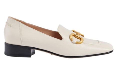 (WMNS) GUCCI Loafer with Horsebit 'White' 700064-C9D00-9022 sold by KicksCrew