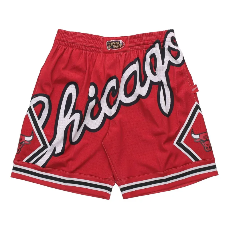 Mitchell & Ness x NBA Big Face 2.0 Shorts 'Chicago Bulls' SHORBW19147-CBURED1 sold by KicksCrew