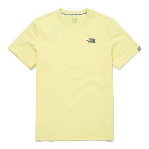 THE NORTH FACE Essential Logo T-Shirt 'Yellow' NT7UM10E sold by KicksCrew