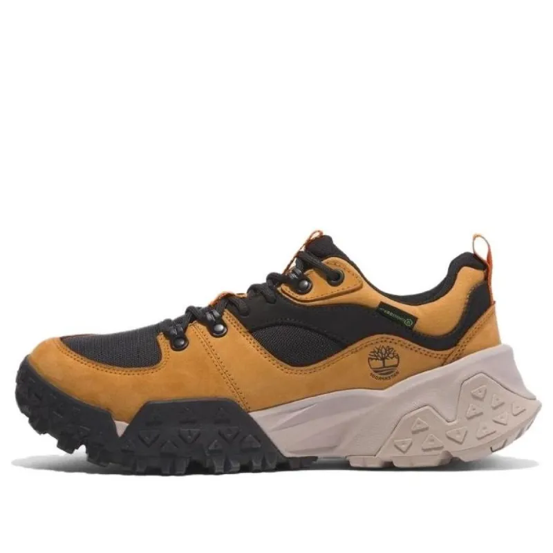 Timberland Motion Scramble Low LaceUp Waterproof Hikers 'Wheat Nubuck' A6A14754 sold by KicksCrew