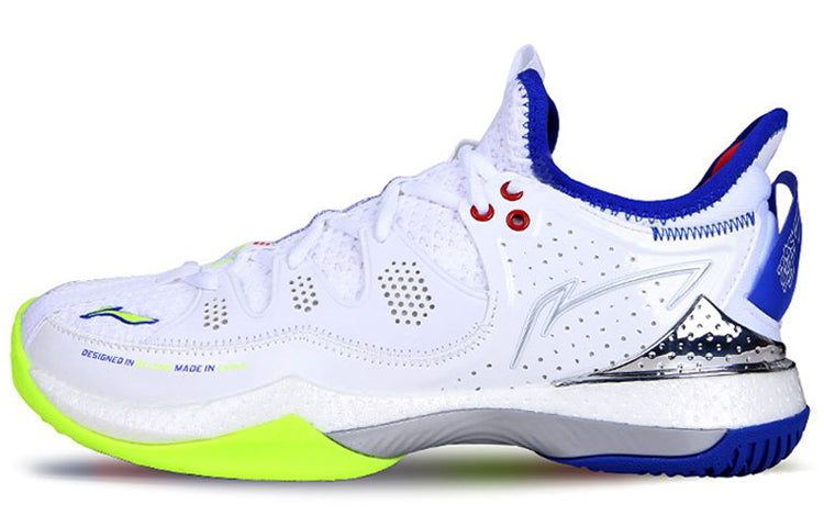 Li-Ning Halberd 3 Lite 'White Blue Yellow' AYAS024-1 sold by KicksCrew product image thumbnail 2
