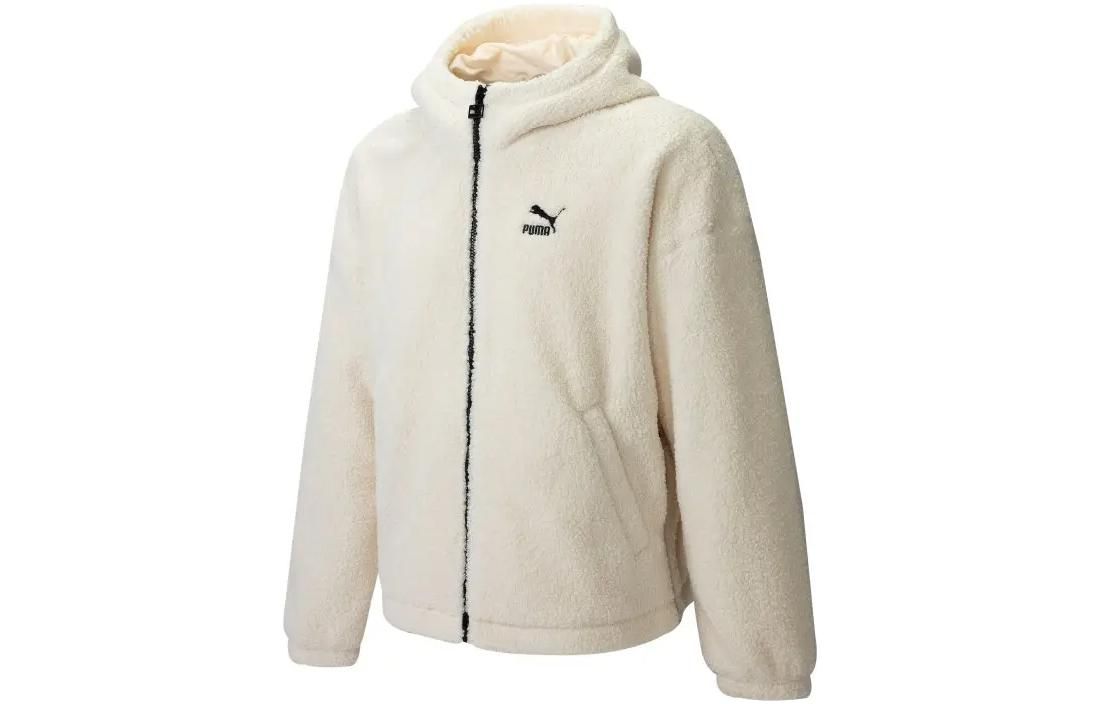 Puma EMB Sherpa Jacket 'White' 539568-93 sold by KicksCrew product image thumbnail 2