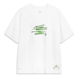 Li-Ning x Salventius Way Of Wade Graphic T-shirt 'White' AHST339-2 sold by KicksCrew