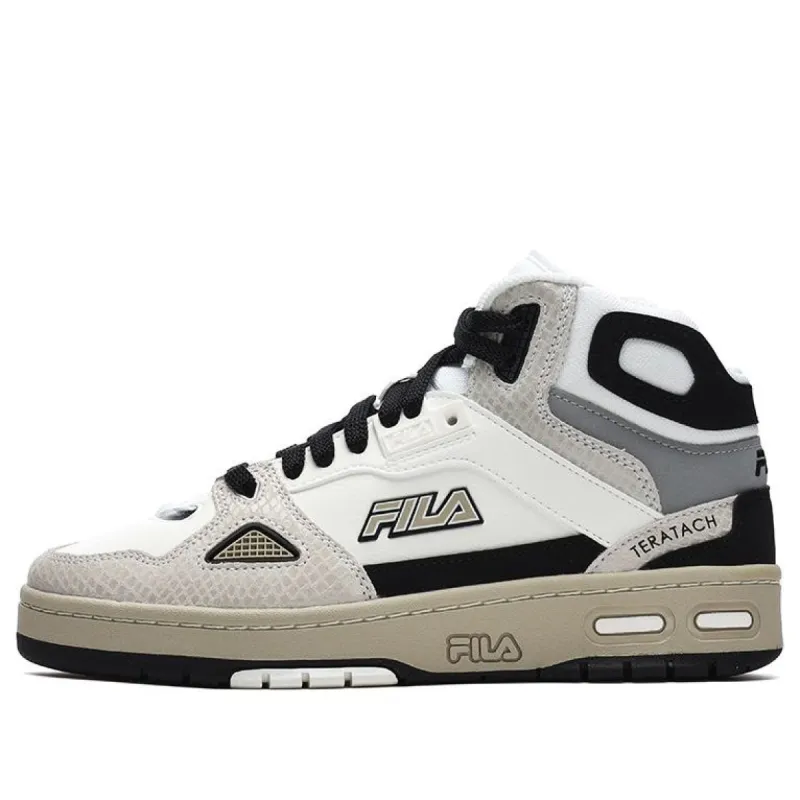 (WMNS) FILA FUSION Teratach Skate Shoes 'White Grey Black' T12W243211FBB sold by KicksCrew