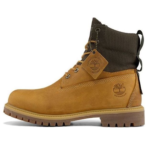 Timberland 6 Inch Premium Waterproof ReBOTL Wide-Fit Boot 'Wheat Nubuck and Fabric' A2DTJ sold by KicksCrew