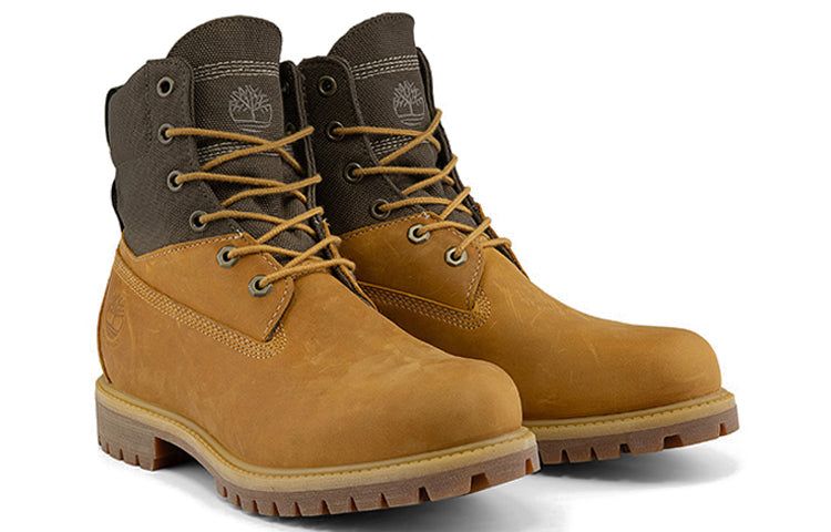 Timberland 6 Inch Premium Waterproof ReBOTL Wide-Fit Boot 'Wheat Nubuck and Fabric' A2DTJ sold by KicksCrew product image thumbnail 4