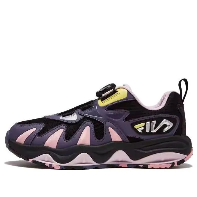 (GS) FILA Fashion Training Shoes 'Black Pink' K15B342501FFSC sold by KicksCrew