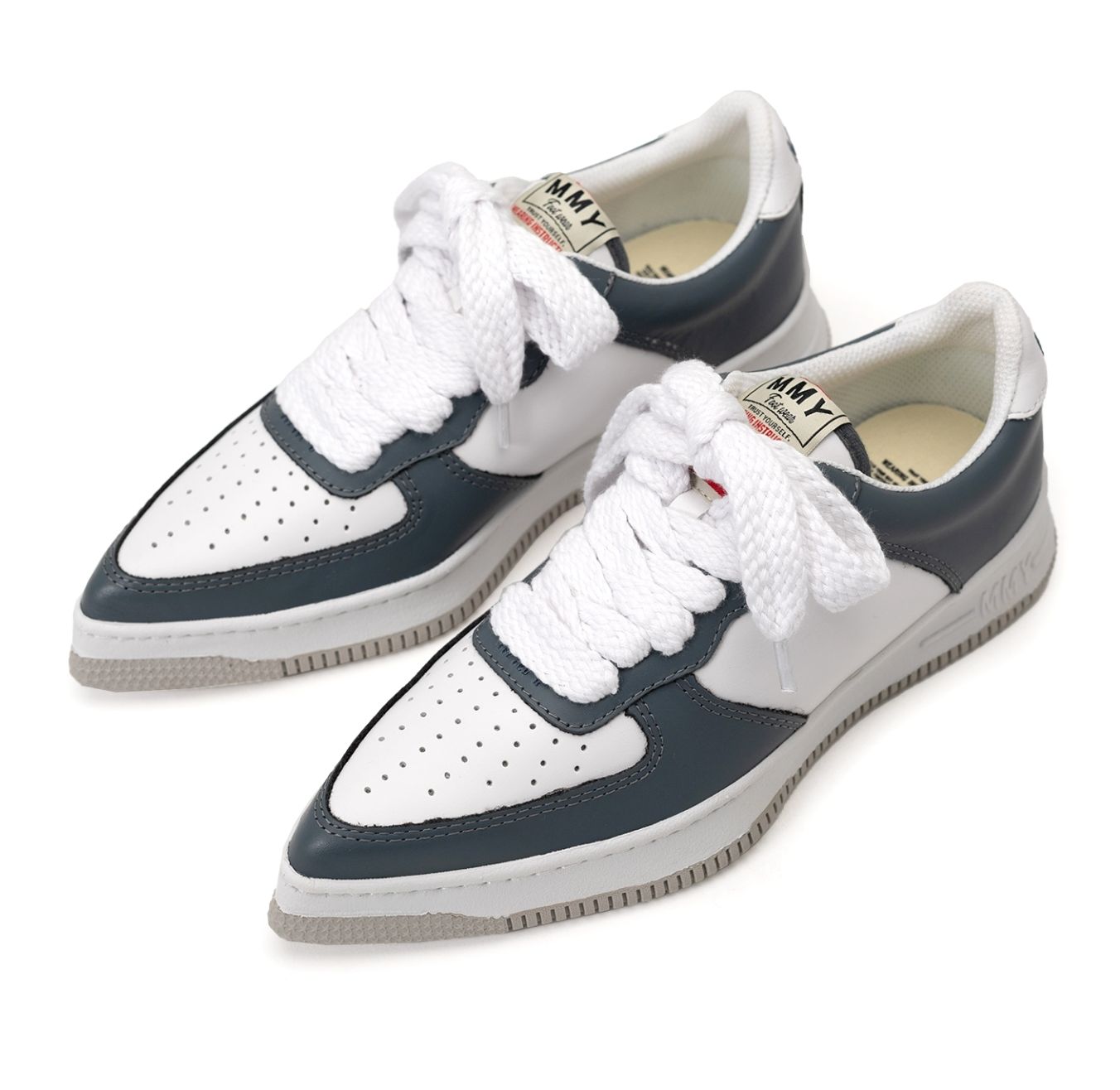 Maison MIHARA YASUHIRO ROSY OG Sole Leather Low-top Sneaker 'Dark Grey' B09FW704-GRY sold by KicksCrew product image thumbnail 2