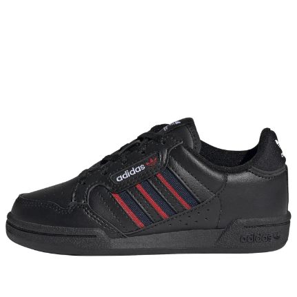 (PS) adidas originals Continental 80 Stripes 'Black Navy Red' S42612 sold by KicksCrew