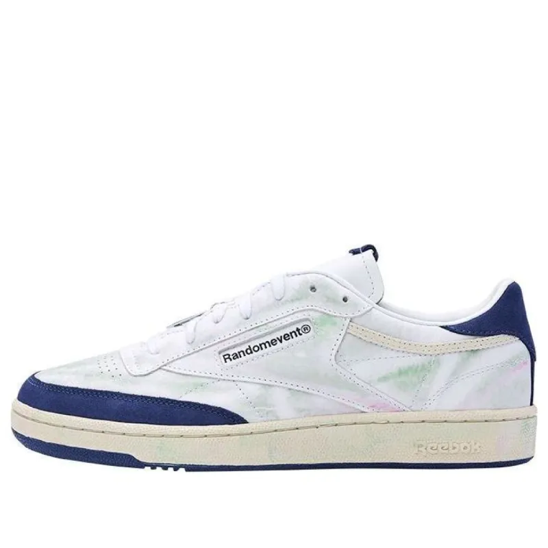 Reebok X RANDOMEVENT Club C 85 Vintage 'White Navy' 100210109 sold by KicksCrew