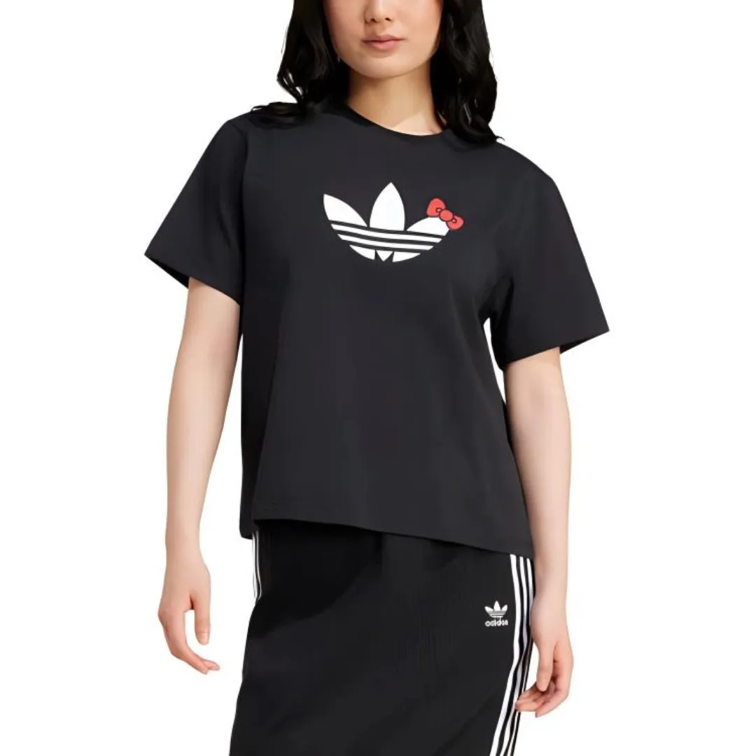 (WMNS) adidas Originals Hello Kitty T-Shirt 'Black White' IX7878 sold by KicksCrew product image thumbnail 2